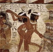 Banquet Scent,from th Tomb of Nebamun unknow artist
